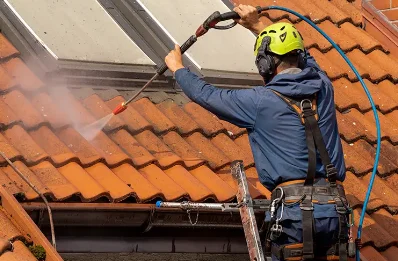Démoussage et hydrofuge de toiture à Bicqueley